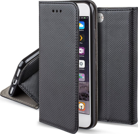 Forcell Book Δερματίνης 2mm Μαύρο (iPhone 7 / 8 / SE 2020 / SE 2022)