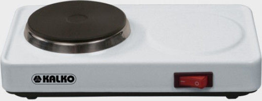 Kalko K6622 Επιτραπέζια Εστία Εμαγιέ Μονή Λευκή