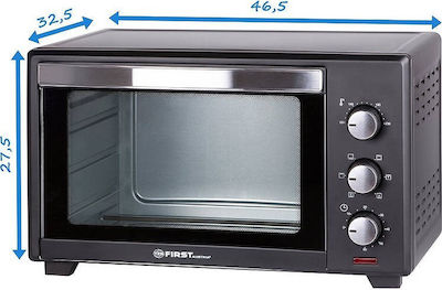 First Austria Electric Countertop Oven 19lt with Hot Air Function and No Burners