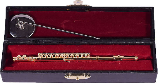 SP Souliotis Decorative Musical Instrument Metallic Flute 1x1x14cm