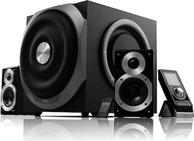 Edifier S730 Ηχεία Υπολογιστή 2.1 με Ισχύ 300W σε Μαύρο Χρώμα