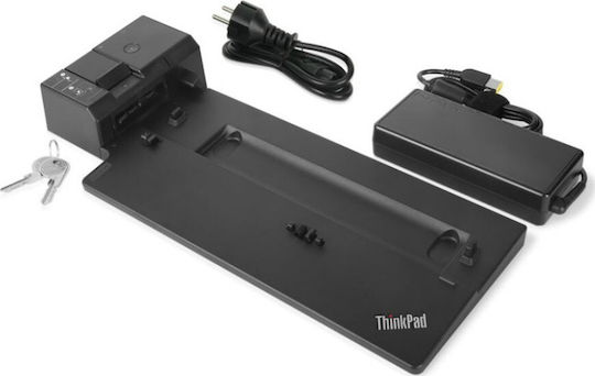 Lenovo ThinkPad Pro Dock Stație de andocare cu DisplayPort PD Ethernet și conexiune 2 monitoare Negru