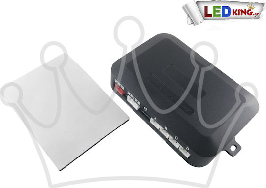 GloboStar Car Parking System with Camera / Screen / Buzzer and 4 Sensors in Black Color