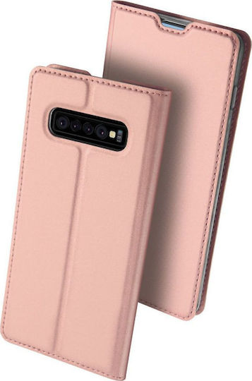 Dux Ducis Skin Pro Book Δερματίνης Ροζ Χρυσό (Galaxy S10+)