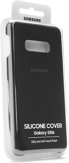 Samsung Back Cover Σιλικόνης Μαύρο (Galaxy S10e)