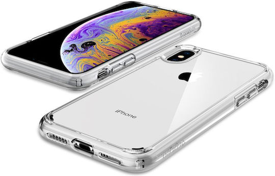 Spigen Ultra Hybrid Umschlag Rückseite Kunststoff Transparent (iPhone X / Xs)