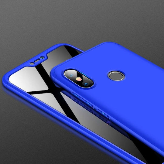 2018 360 Full Cover Plastic Blue (Galaxy J6)