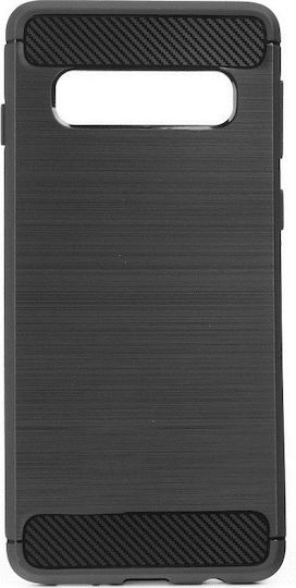 Hurtel Back Cover Πλαστικό Μαύρο (Galaxy S10)