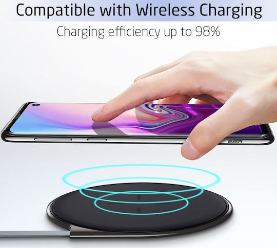ESR Essential Twinkler Задна корица Силикон 0.75мм Черен (Galaxy S10+)