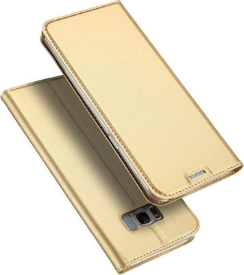 Dux Ducis Skin Pro Book Δερματίνης Χρυσό (Galaxy S8)