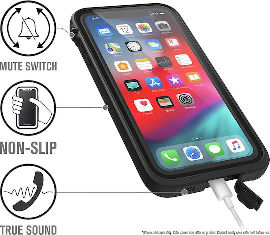 Catalyst 360 Full Cover Πλαστικό 2mm Αδιάβροχο Stealth Black (iPhone XS Max)