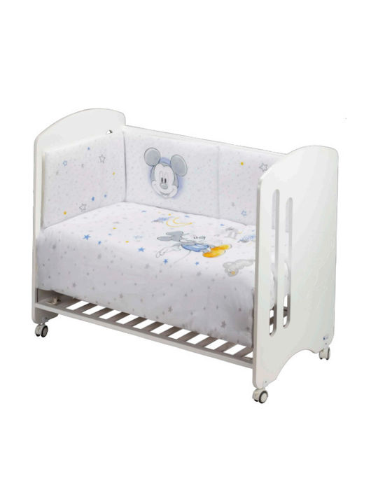 Interbaby Κούνια Mickey για Στρώμα 60x120cm