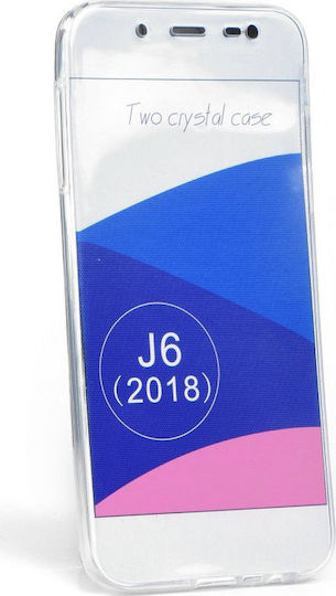 Forcell 2018 J600F 360 Full Body Coverage Protective PC Силикон 0.3мм Прозрачен (Galaxy J6)