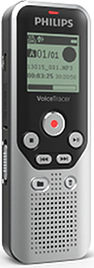Philips Voice Recorder DVT1250 DVT1250 με Eσωτερική Μνήμη 8GB