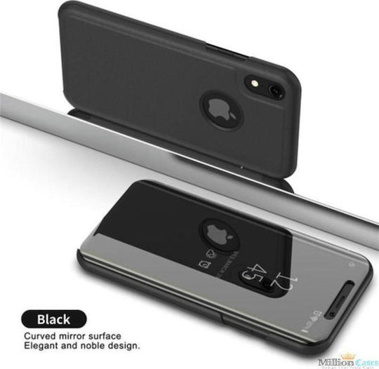 View Standing Cover Book Plastic Black (iPhone XS Max)