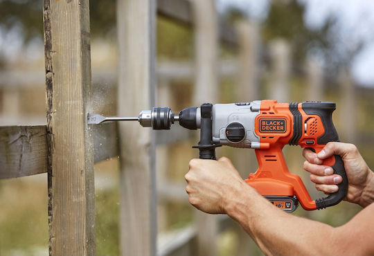 Black & Decker Impact Demolition Hammer Battery 18V Solo with Chuck SDS Plus BCD900B