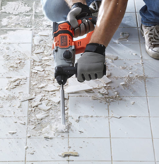 Black & Decker Impact Demolition Hammer Battery 18V Solo with Chuck SDS Plus BCD900B