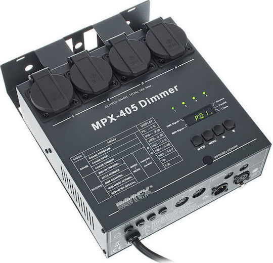 Botex MPX-405 DMX Dimmer für Lichtkonsole mit 2048 Steuerkanälen / 1 XLR-Eingang