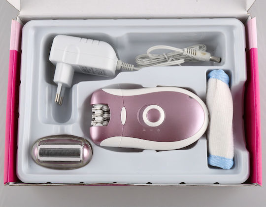 Kemei Αποτριχωτική Μηχανή Epilator για Σώμα & Μπικίνι KM-2068 Ροζ
