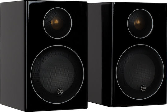 Monitor Audio Radius 90 Ζεύγος Ηχείων Hi-Fi Βιβλιοθήκης 75W 2 Δρόμων Π12.5xΒ14xΥ19.8εκ. Μαύρο