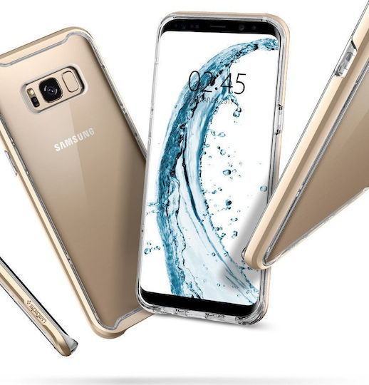 Spigen Neo Hybrid Crystal Back Cover Plastic Gold (Galaxy S8)
