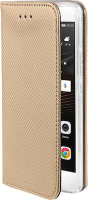 Senso Smart Magnet Synthetic Leather Book Gold (Nokia 3)