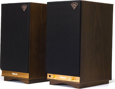 Klipsch The Sixes Самоусилващи се тонколони 2 Брой шофьори с Wi-Fi и Bluetooth 100W (Двойка) Кафяв