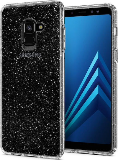 Spigen Liquid Crystal Glitter Back Cover Silicone Transparent (Galaxy A8 2018)