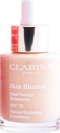 Clarins Skin Illusion Natural Hydrating Foundation SPF15 30ml