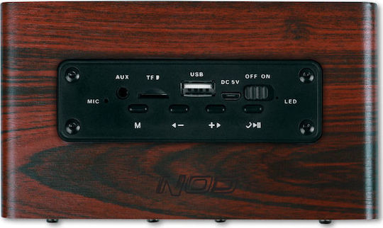NOD Concerto BTS-300 Bluetooth Speaker 10W with Radio and Battery Life up to 5 hours coffee