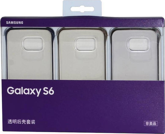 Samsung Clear Cover Umschlag Rückseite Silikon Mehrfarbig (Galaxy S6)