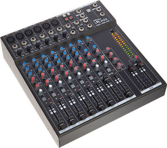 The t.mix Xmix 1202 USB Analog Mischpult 12 Kanäle mit Phantom Power & 6 XLR-Eingänge