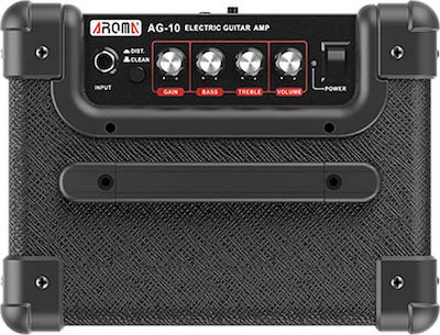 Aroma AG10 Combo Amplifier for Electric Guitar 1 x 5" 10W Black Black