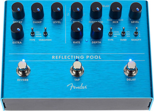 Fender Reflecting Pool 0234546000 Πετάλι Effect Delay / Reverb Ηλεκτρικής Κιθάρας και Ηλεκτρικού Μπάσου