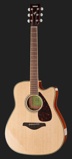 Yamaha Semi-Acoustic Guitar FGX-820C Cutaway Natural