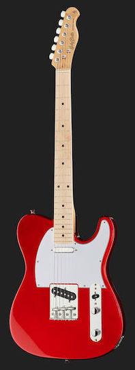 Harley Benton TE-20MN Electric Guitar Telecaster with SS Pickup Configuration Candy Apple Red