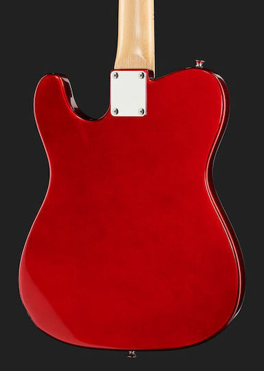 Harley Benton TE-20MN Electric Guitar Telecaster with SS Pickup Configuration Candy Apple Red