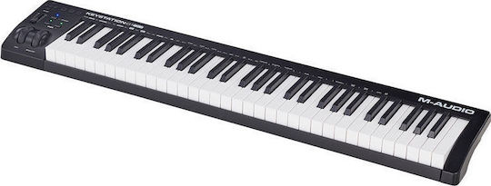 M-Audio Midi Keyboard Keystation MK3 with 61 Keyboard Black