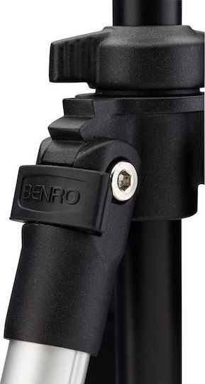 Benro Kamerastative Active aus Aluminium mit 3-Wege Kopf bis 142cm und Tragfähigkeit 4kg