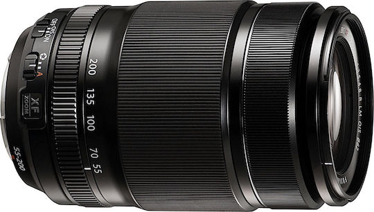 Fujifilm Crop Camera Lens Fujinon XF55-200mm F3.5-4.8 R LM OIS Tele Zoom for Fujifilm X Mount Black