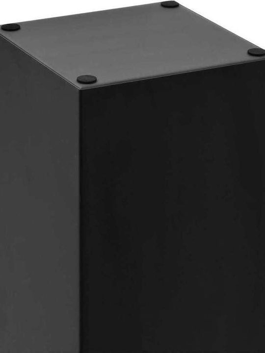 vidaXL Black 15.5x15.5x48.5cm