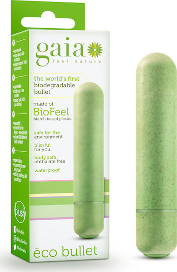 Gaia Mini Δονητής Bullet 9cm Green