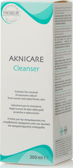 Synchroline Aknicare Gel Καθαρισμού Προσώπου για Ακνεϊκές Επιδερμίδες 200ml