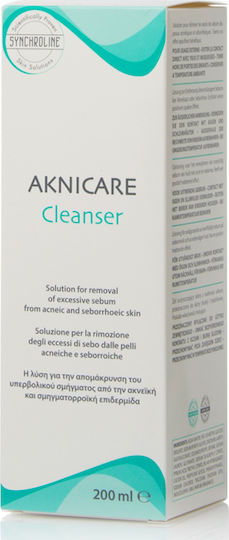 Synchroline Aknicare Gel Καθαρισμού Προσώπου για Ακνεϊκές Επιδερμίδες 200ml