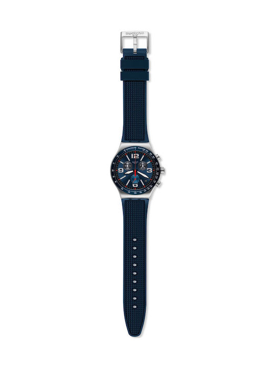 Swatch Grid Uhr Batterie mit Kautschukarmband Swatch Grid Uhr Batterie mit Kautschukarmband