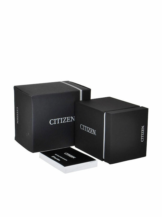Citizen Men's Watch 40mm Eco - Drive with Silver Metal Bracelet