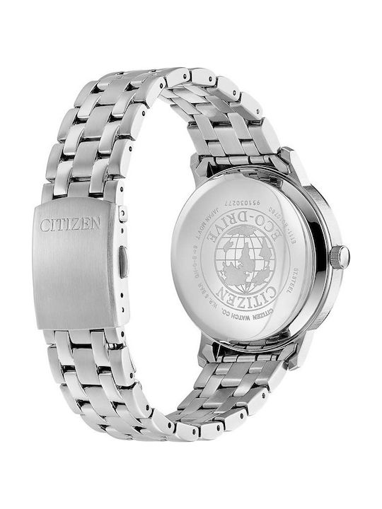 Citizen Men's Watch 40mm Eco - Drive with Silver Metal Bracelet