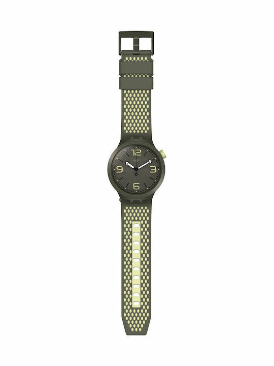 Swatch Big Bold Ρολόι Μπαταρίας με Καουτσούκ Λουράκι