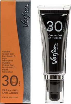 Version Cream-Gel Anti-Aging Αντηλιακή Κρέμα Προσώπου SPF30 50ml