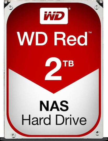 Western Digital Red 2TB HDD Σκληρός Δίσκος 3.5" SATA III 5400rpm με 256MB Cache για NAS WD20EFAX